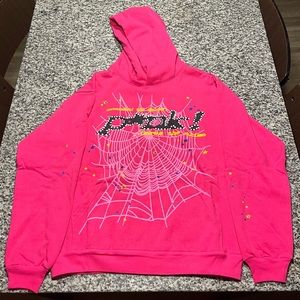 Sp5der Hoodie P*NK